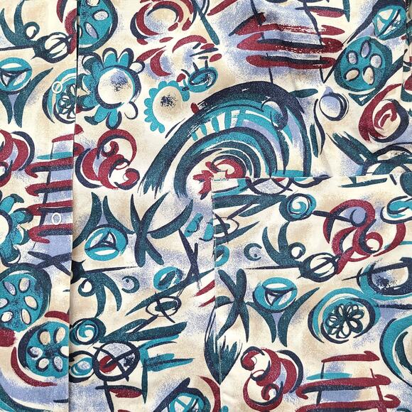 Sunshine Alley Unisex Scrub Jacket Lab Coat Top Large Long Sleeve Multicolor - Picture 3 of 4